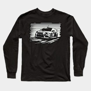 Mitsubishi Lancer Evo Rally Car Long Sleeve T-Shirt